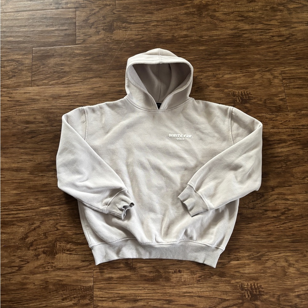 Small/Medium White Fox Hoodie